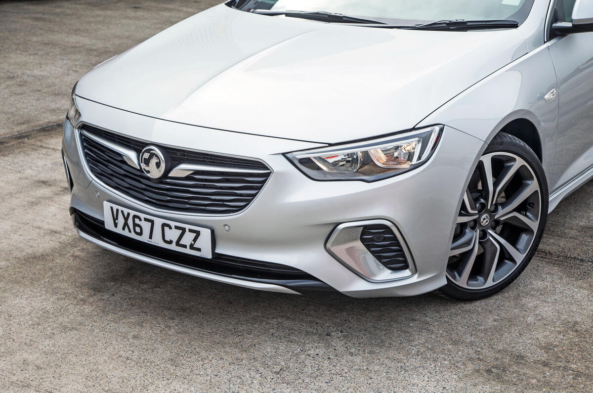 Vauxhall Insignia Sports Tourer GSI review front bumper