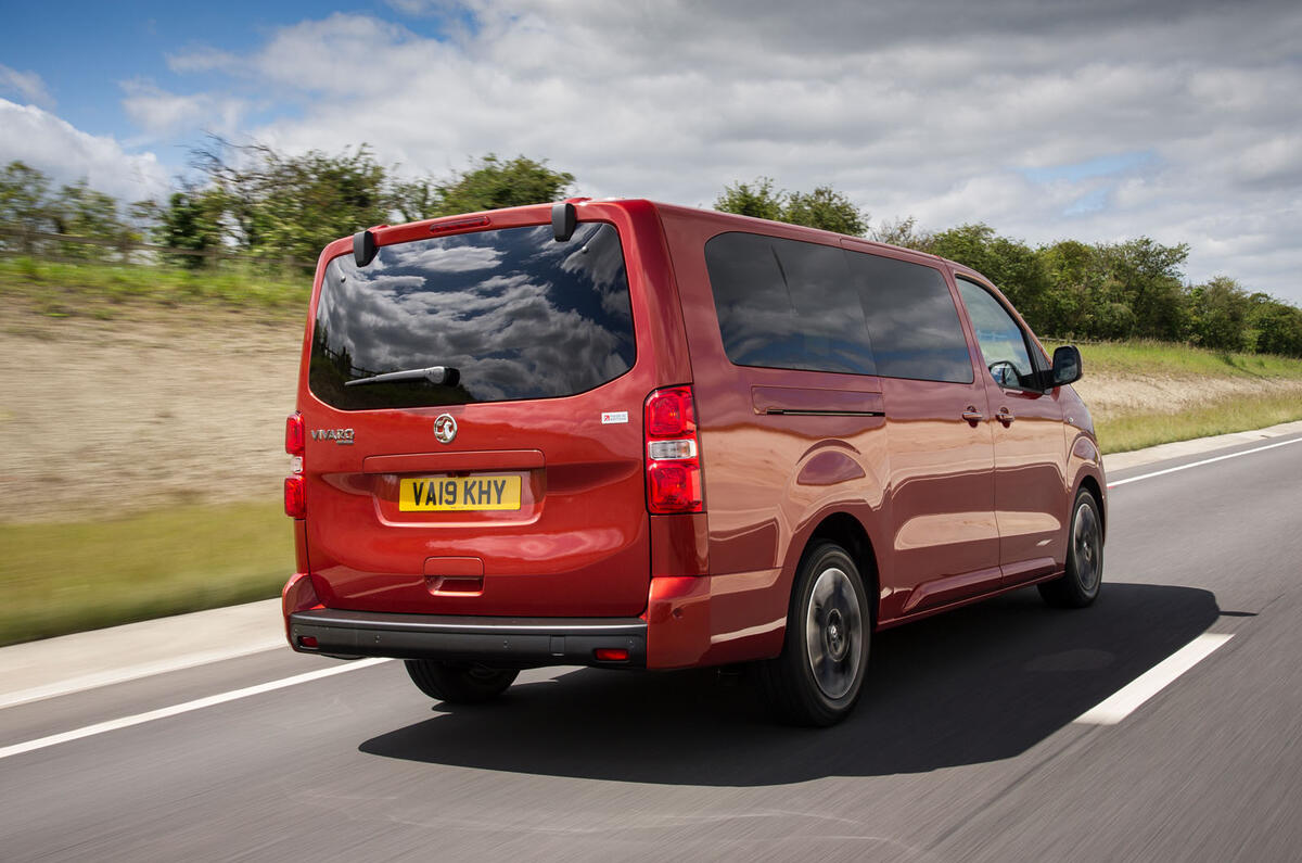 Vauxhall Vivaro Life 2019 road test review - hero rear