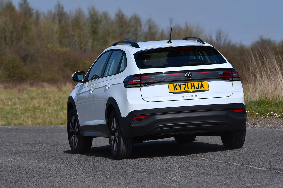3 Volkswagen Taigo road test review tracking rear