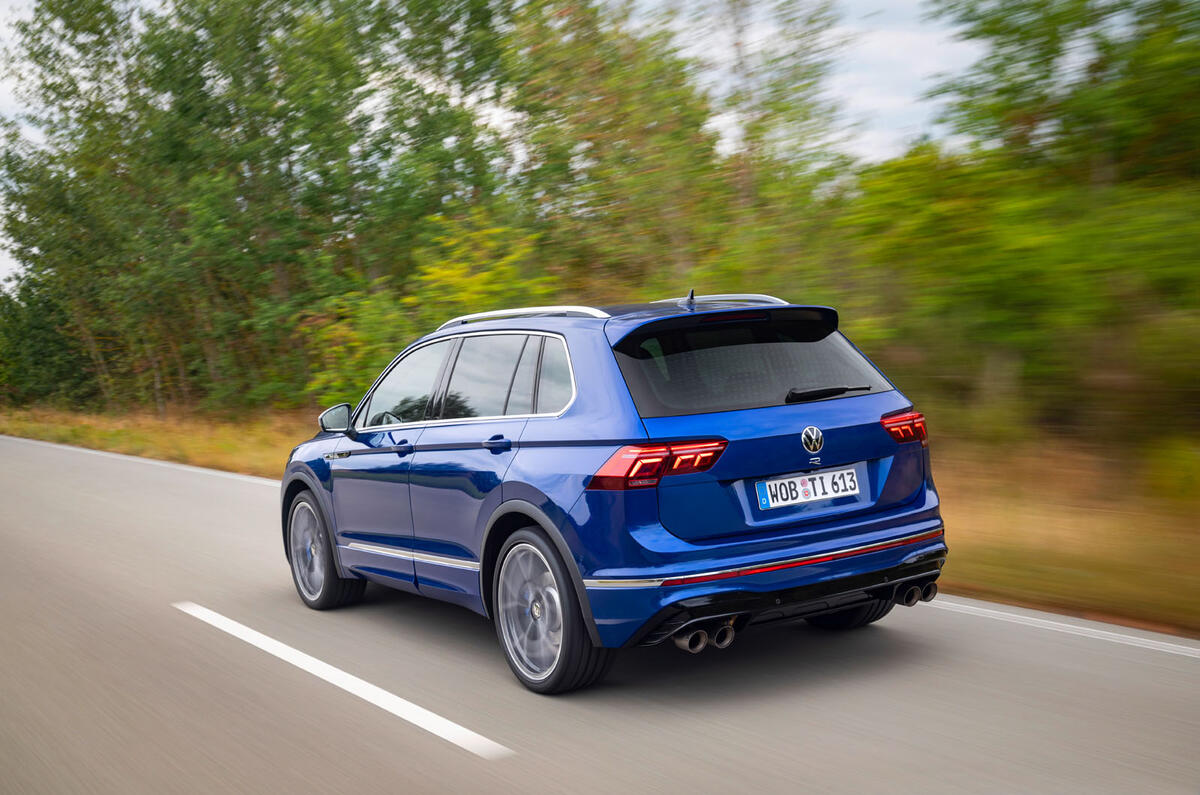 Volkswagen Tiguan R road test review - hero rear Volkswagen Tiguan R road test review - hero rear