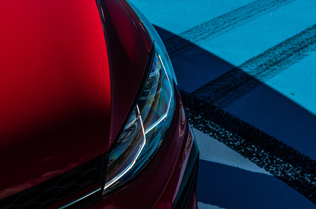 Volkswagen Golf GTI TCR 2019 road test review - headlights