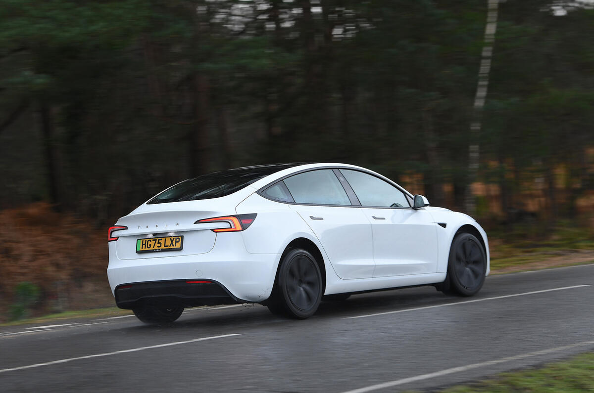 3. Tesla Model 3 rear