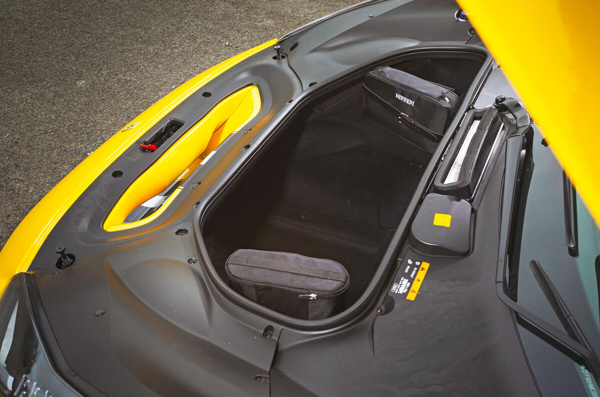 Ferrari 488 Pista 2019 road test review - boot