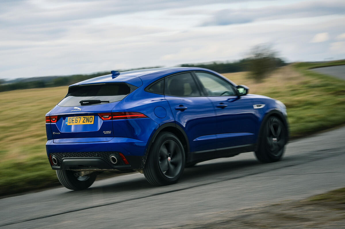 Jaguar E-Pace review action rear