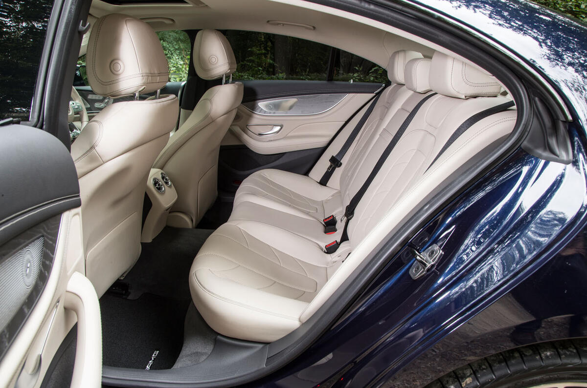 Mercedes-AMG CLS 53 2018 road test review - rear seats