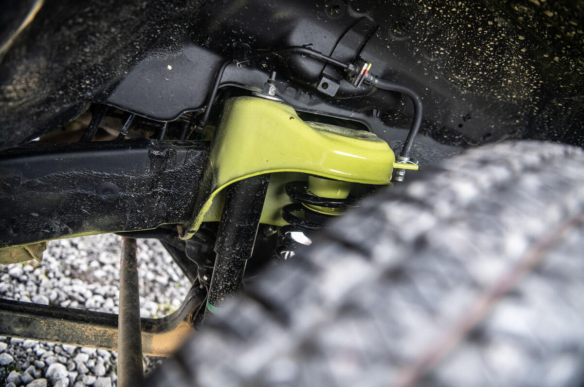 Suzuki Jimny 2018 : essai routier - suspension