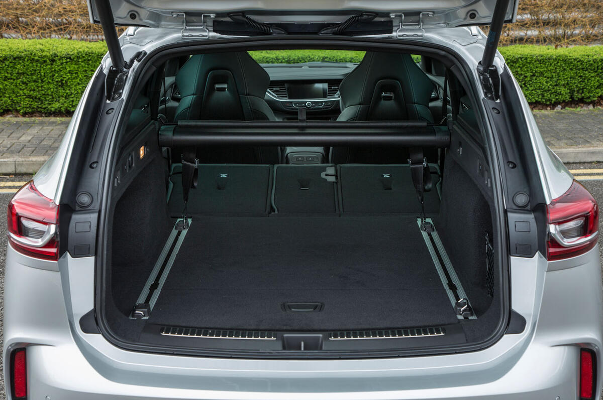 Vauxhall Insignia Sports Tourer GSI review boot seats down