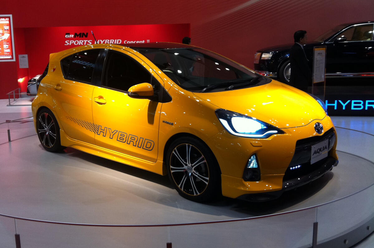Tokyo show: tuned Toyota Aqua 