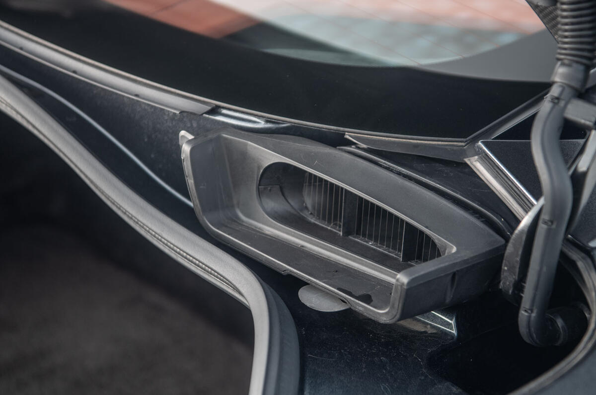 Aston Martin DBS Superleggera 2018 road test review - engine intake