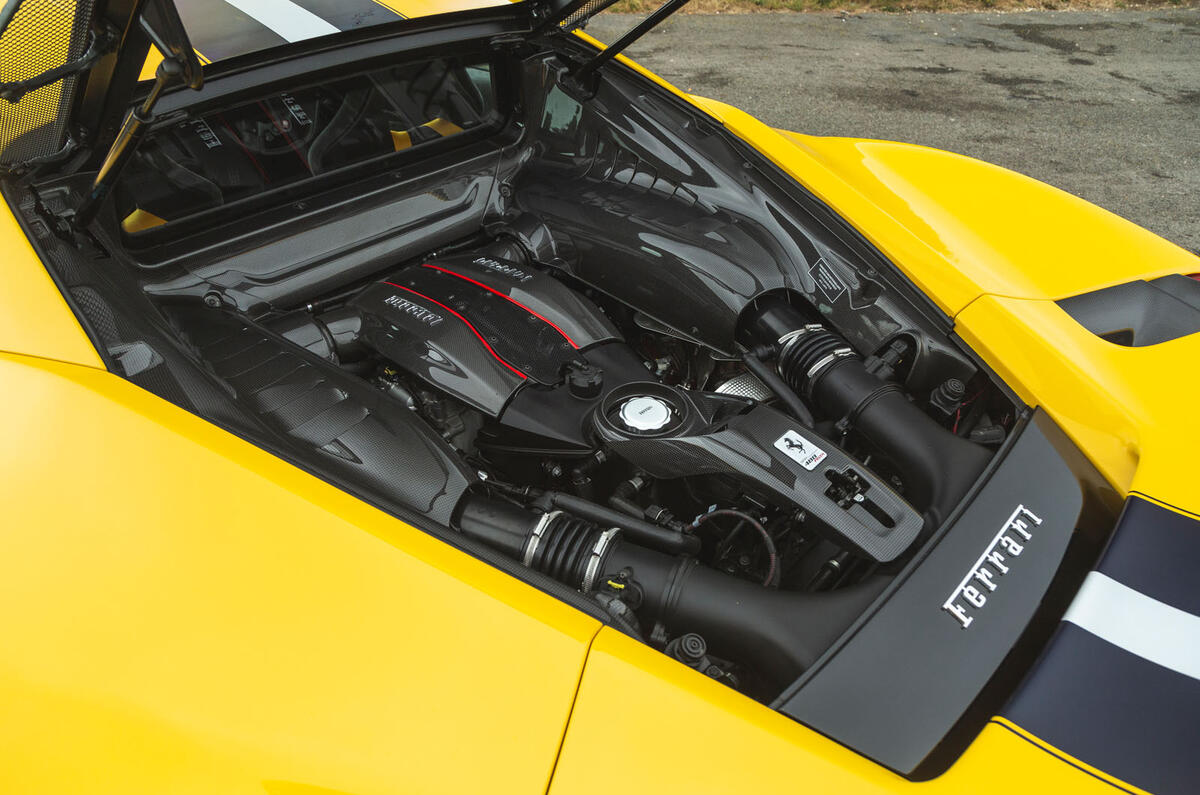 Ferrari 488 Pista 2019 road test review - engine