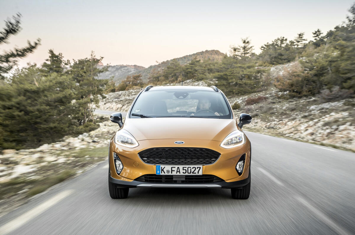 Ford Fiesta Active 2018 road test review on the road front