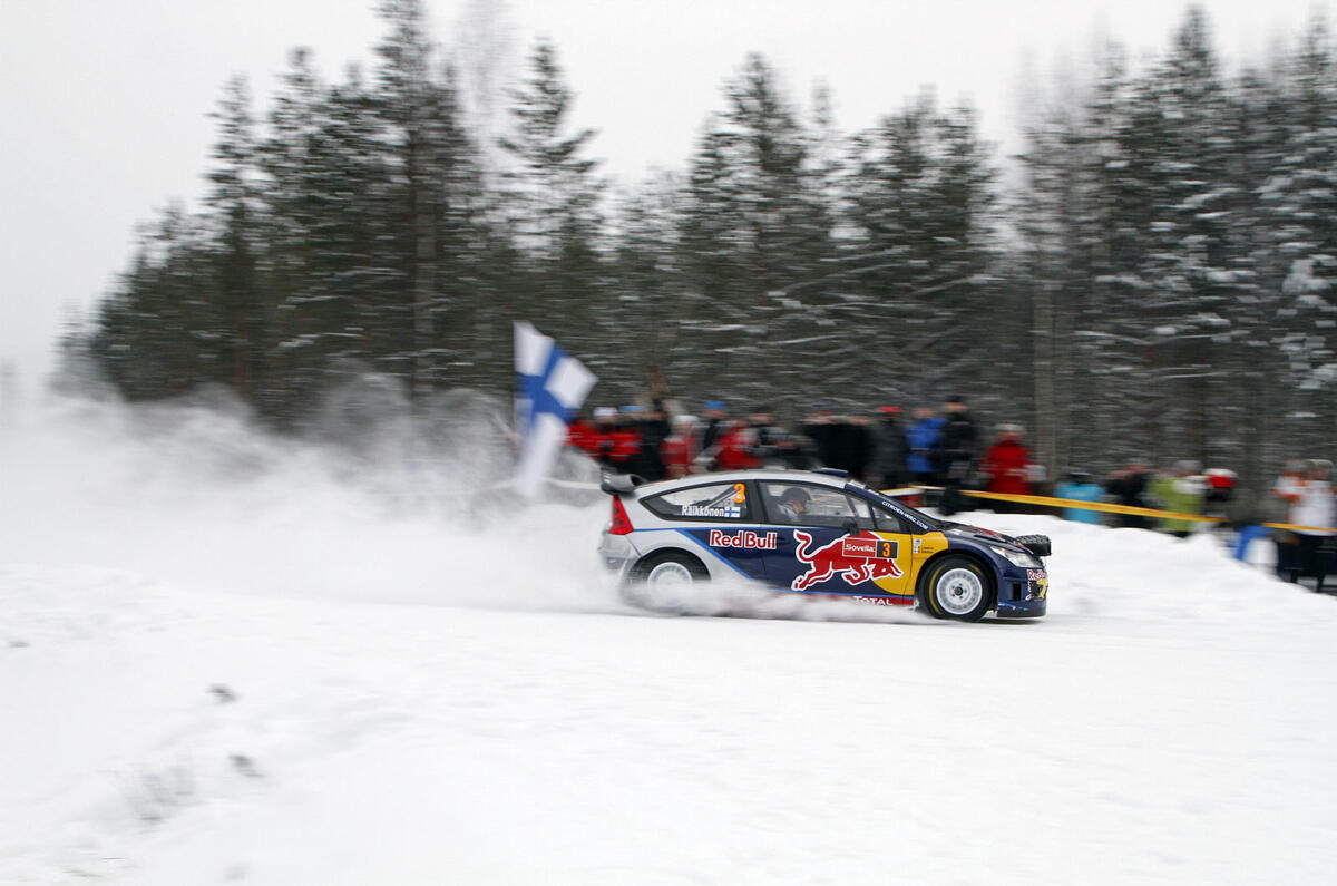 Raikkonen's rally pace impresses