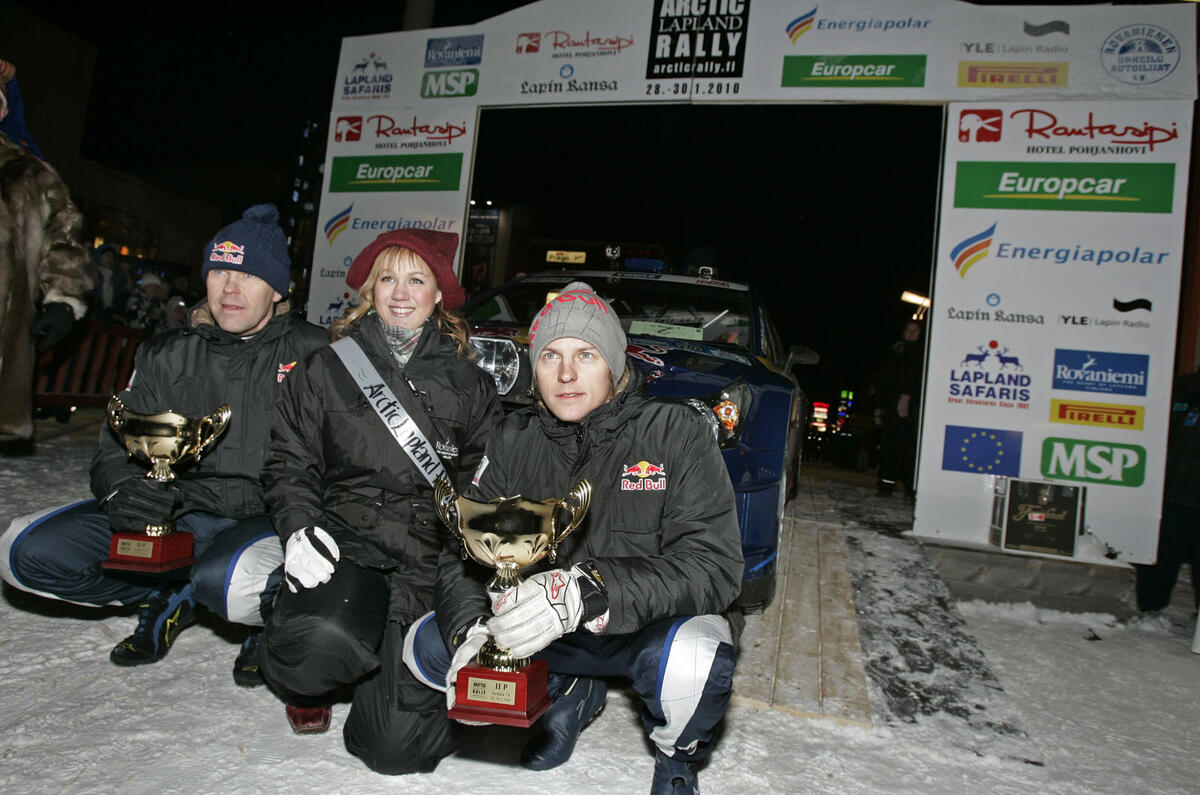 Raikkonen's rally pace impresses