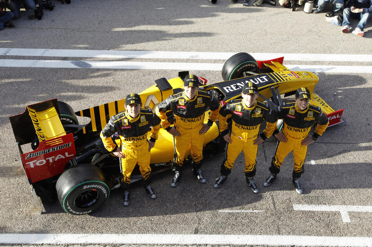 no title Renault F1 shows new colours
