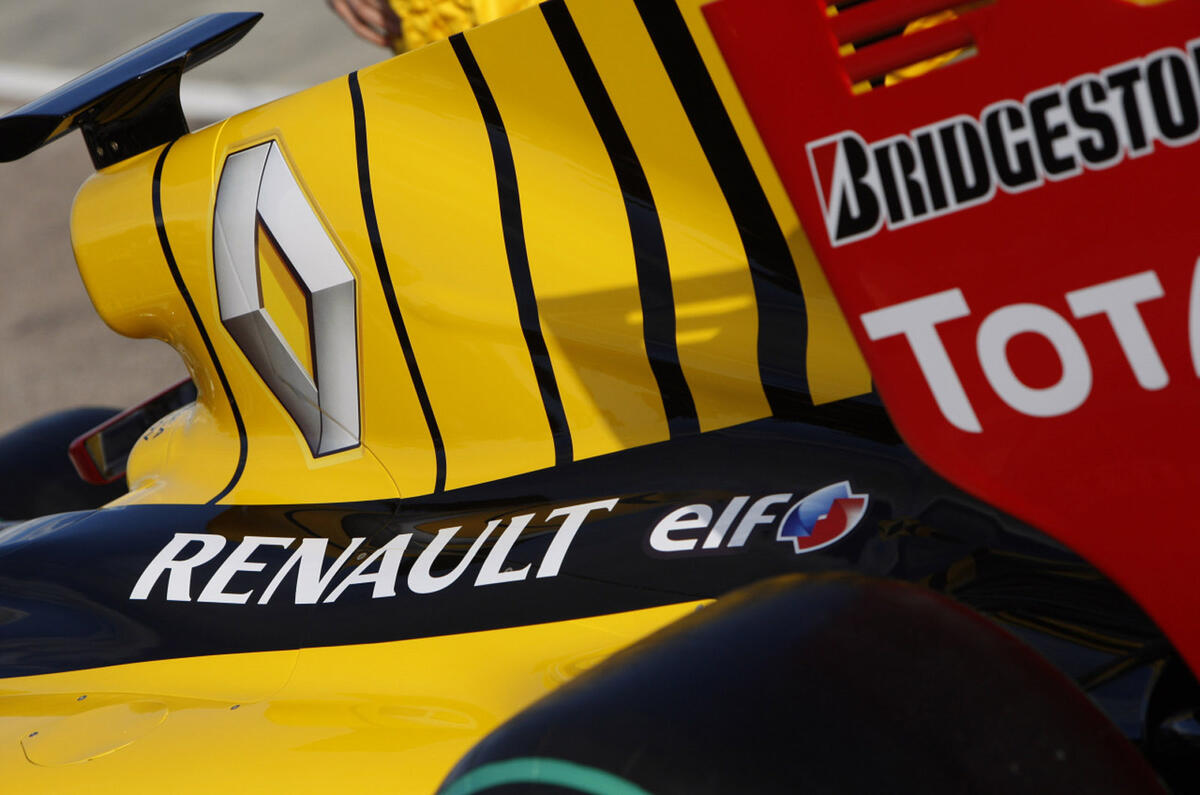no title Renault F1 shows new colours