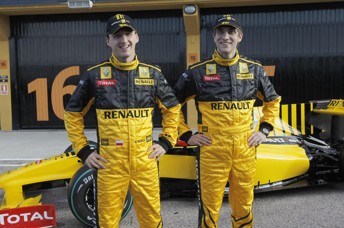 no title Renault F1 shows new colours