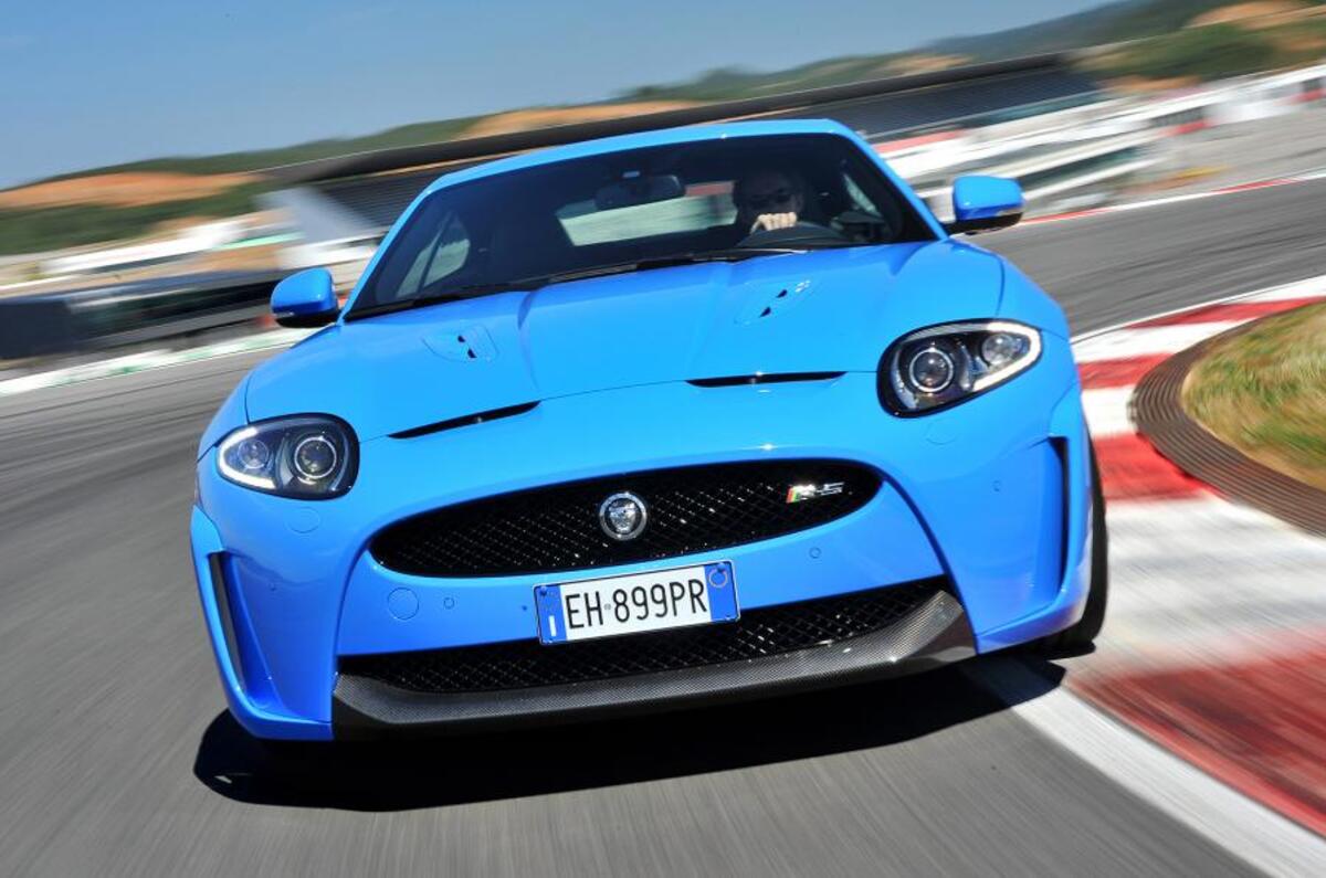 Jaguar XKR-S cornering