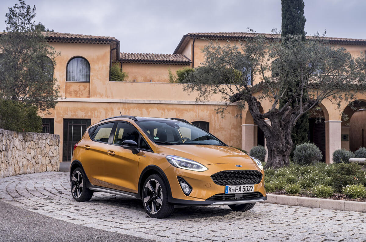Ford Fiesta Active 2018 road test review static front