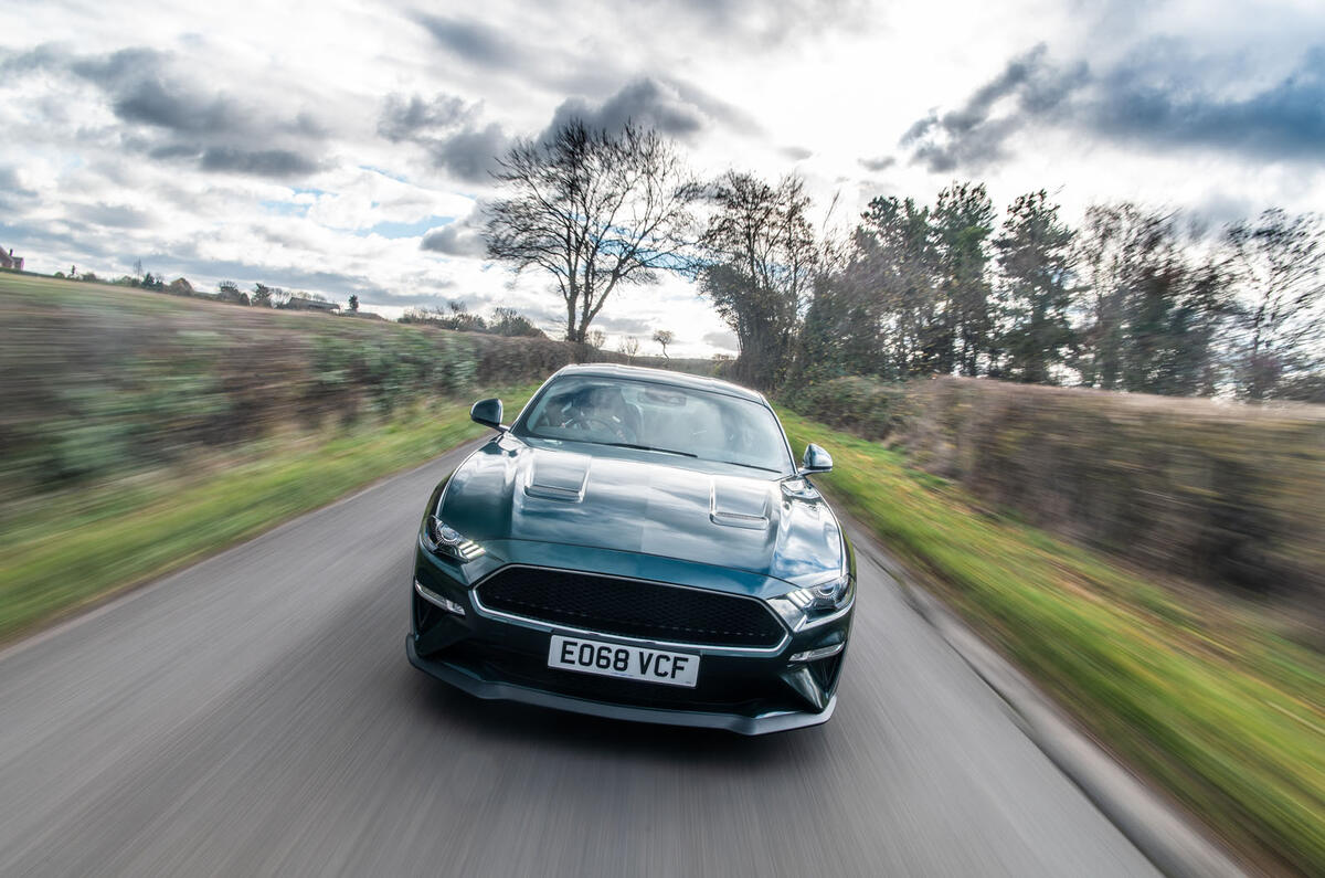 Ford Mustang Bullitt 2018 road test review - on the road front