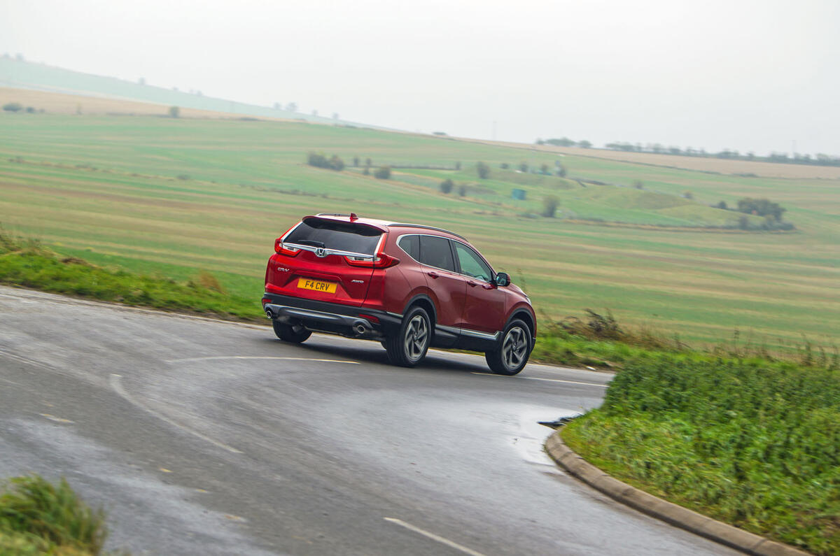 Honda CR-V 2018 road test review - cornering rear