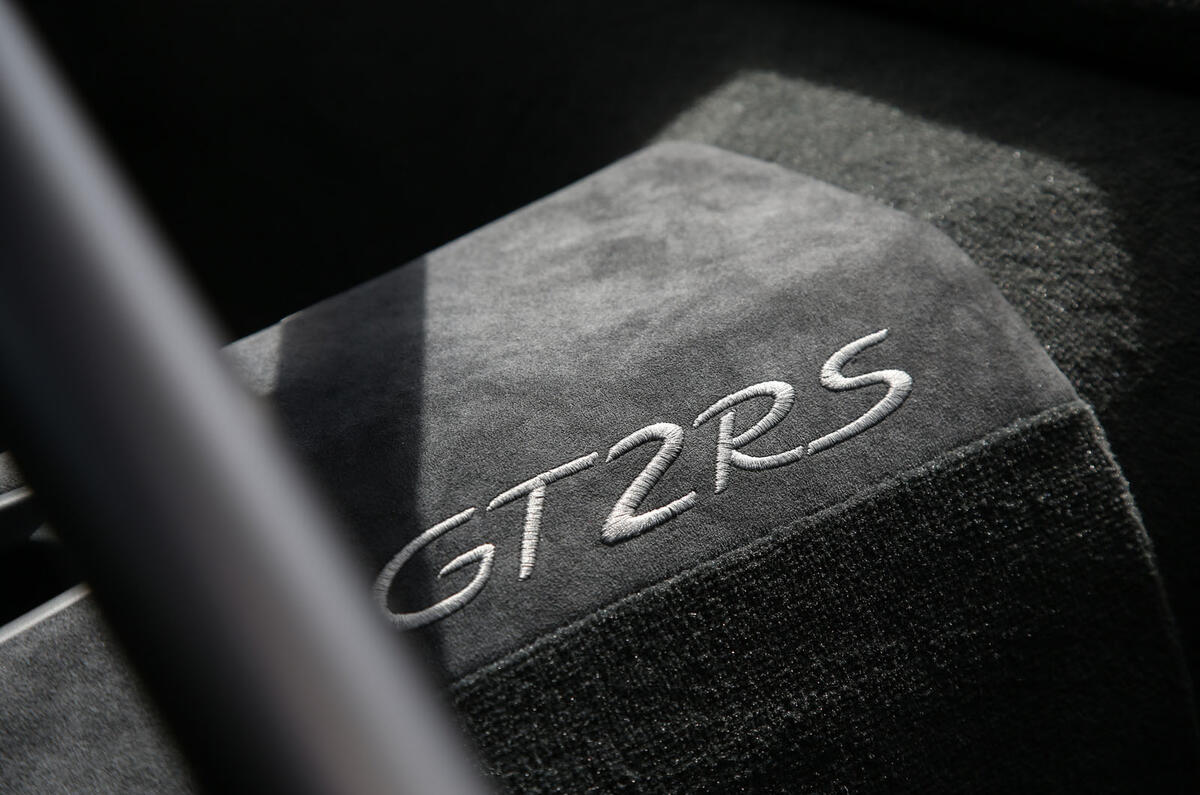 Porsche 911 GT2 RS 2018 road test review interior trim