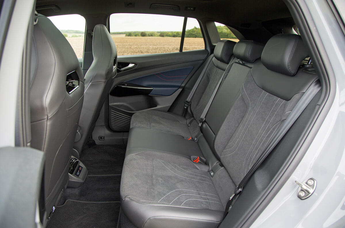 32 Volkswagen ID 4 2021 road test review rear seats 32 Volkswagen ID 4 2021 road test review rear seats