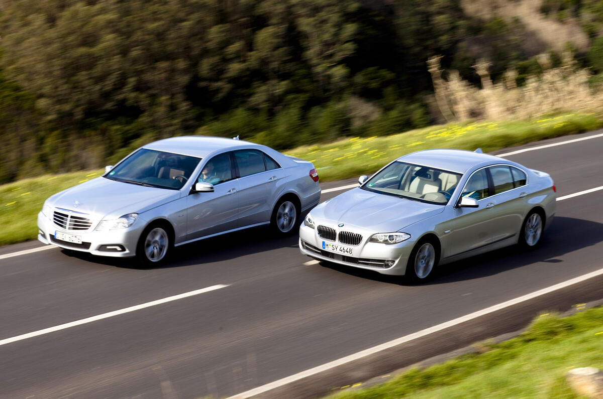 BMW 5-series v Mercedes E-class