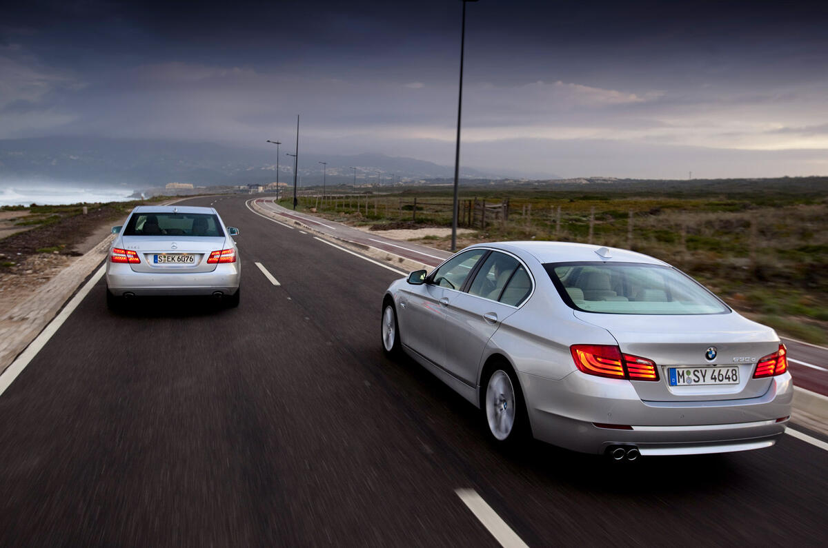 BMW 5-series v Mercedes E-class