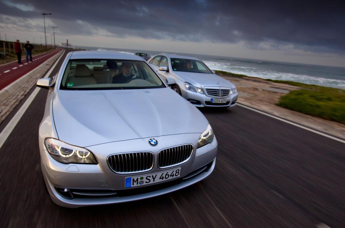 no title BMW 5-series v Mercedes E-class