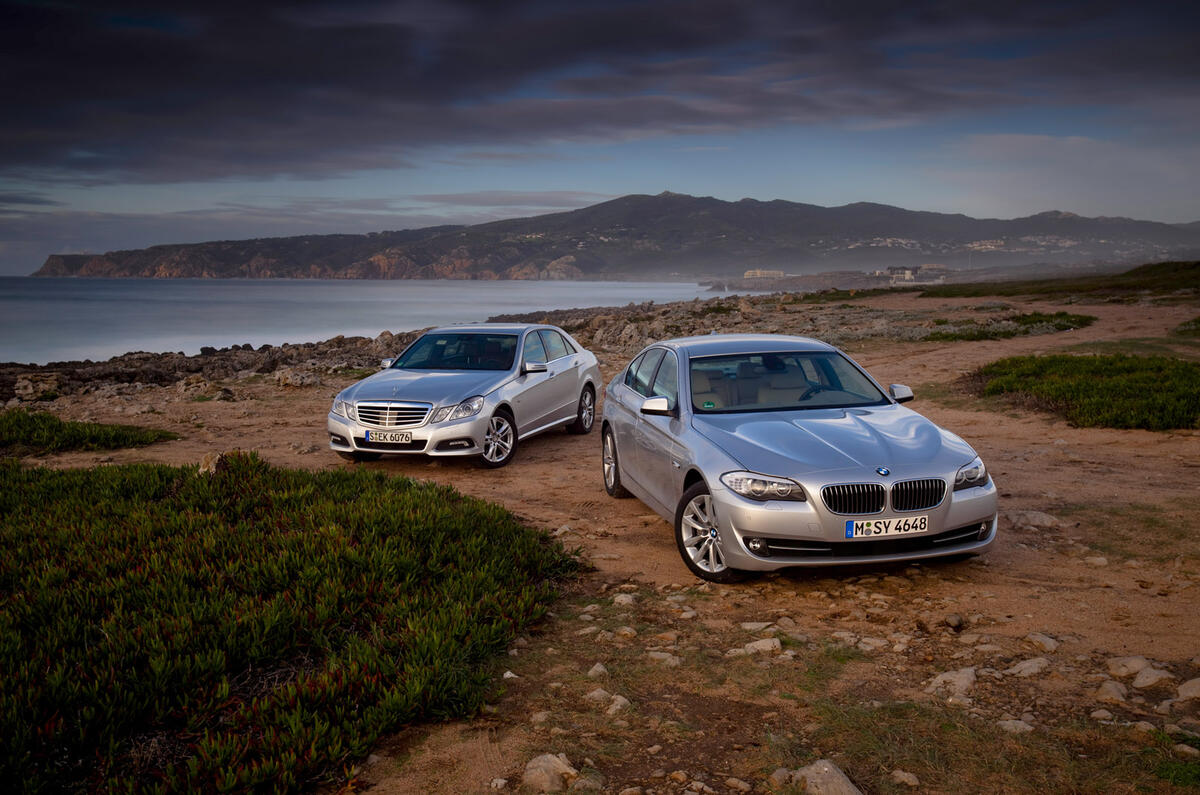 no title BMW 5-series v Mercedes E-class