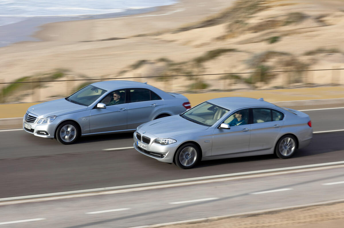 no title BMW 5-series v Mercedes E-class