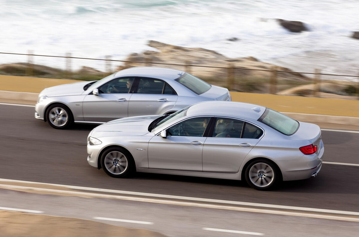 no title BMW 5-series v Mercedes E-class