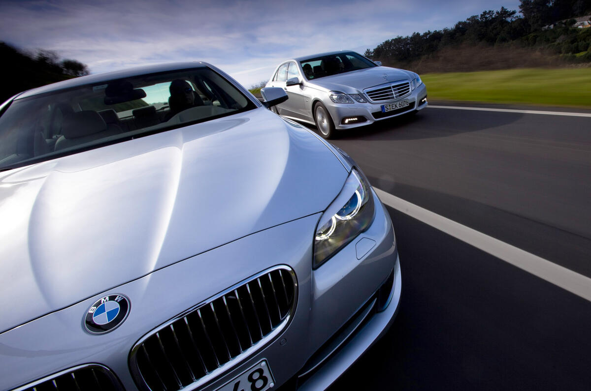 no title BMW 5-series v Mercedes E-class