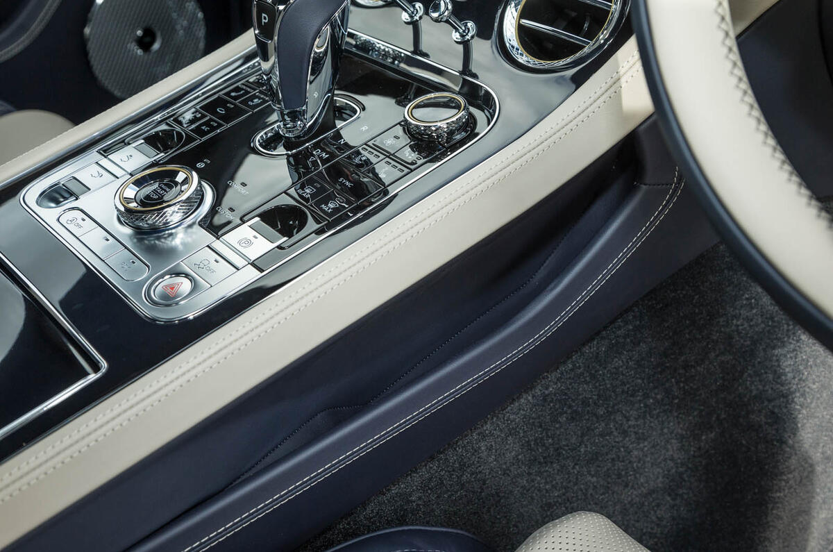 Bentley Continental GT 2018 Autocar road test review leather trim