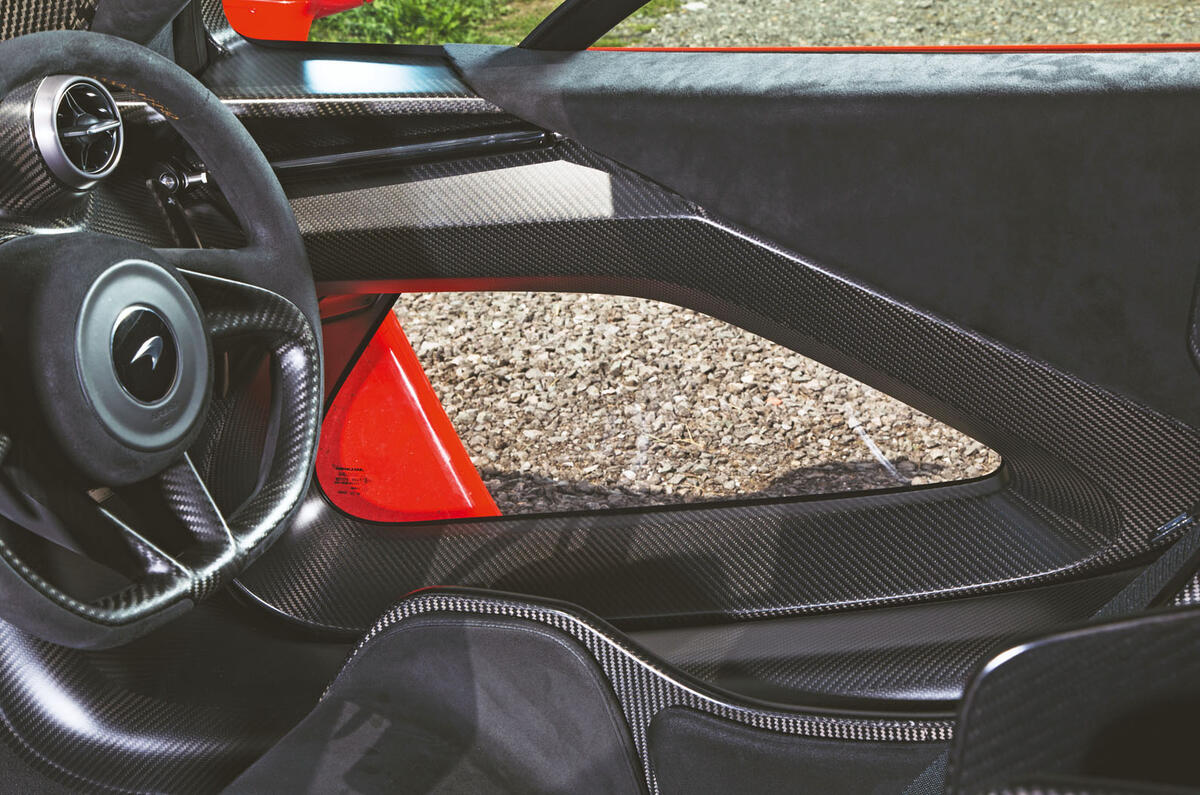 McLaren Senna 2018 road test review - doors inside