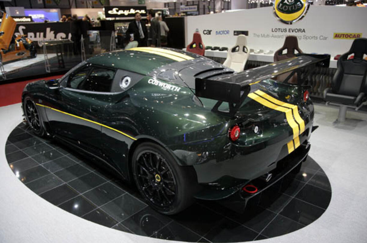 Geneva motor show: Lotus Evora racer