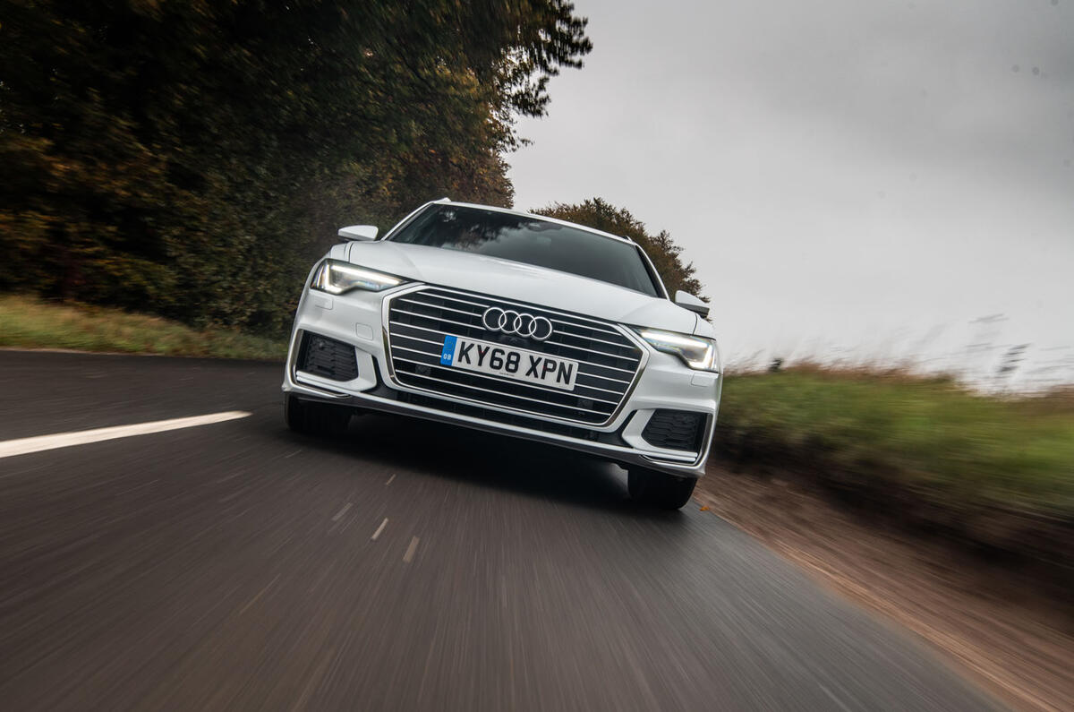 Audi A6 Avant 2018 road test review - on the road low