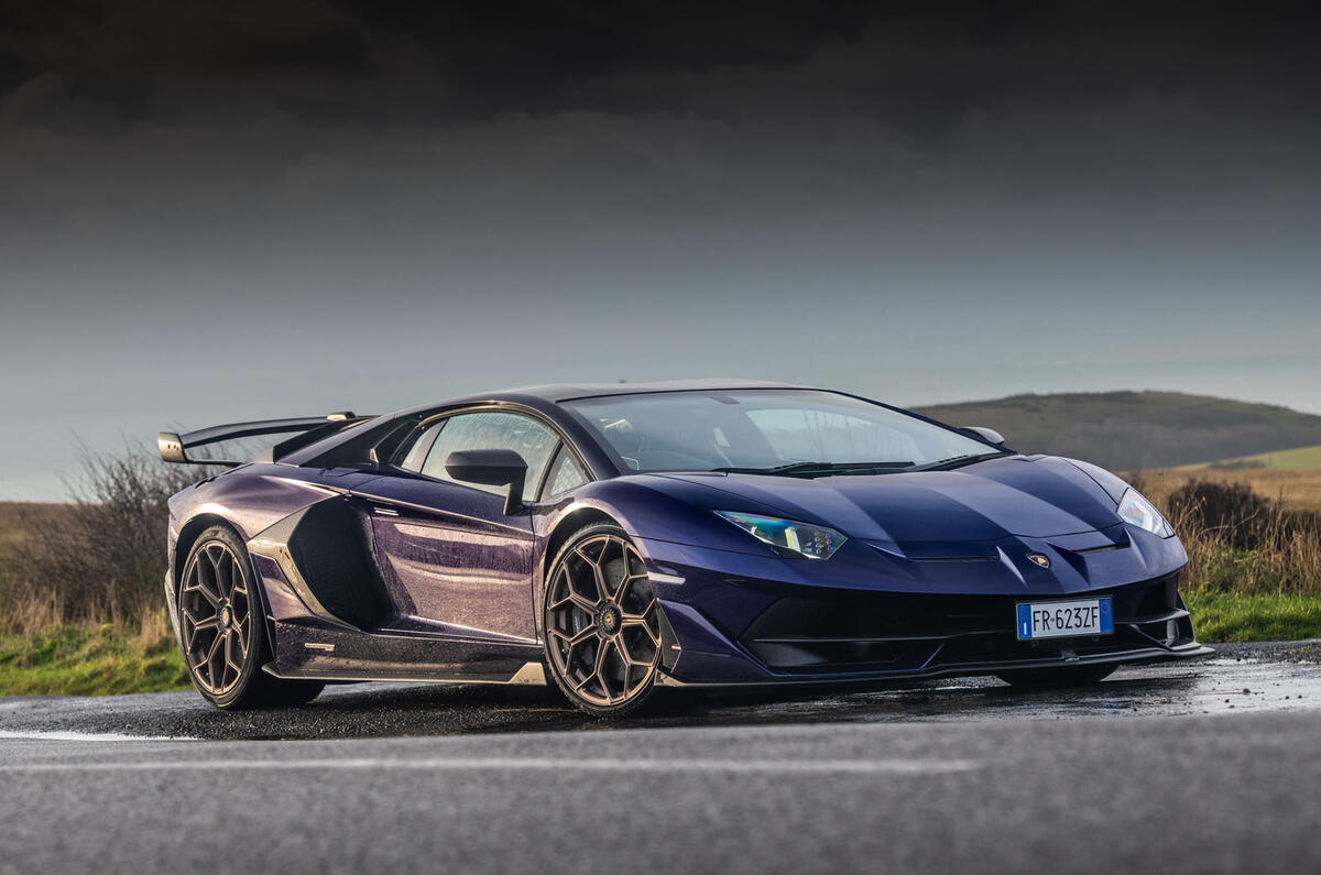 Lamborghini Aventador SVJ 2019 road test review - static front