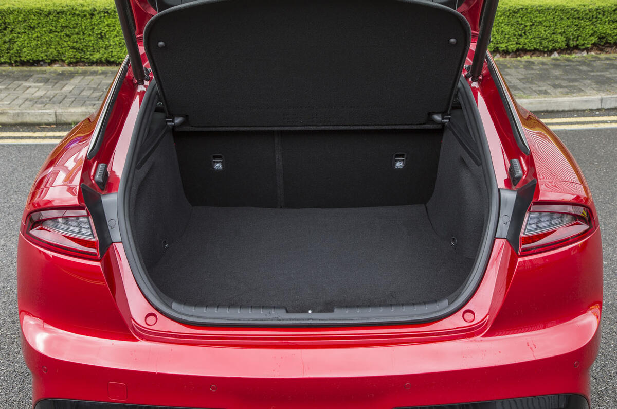 Kia Stinger GT line 2018 review boot