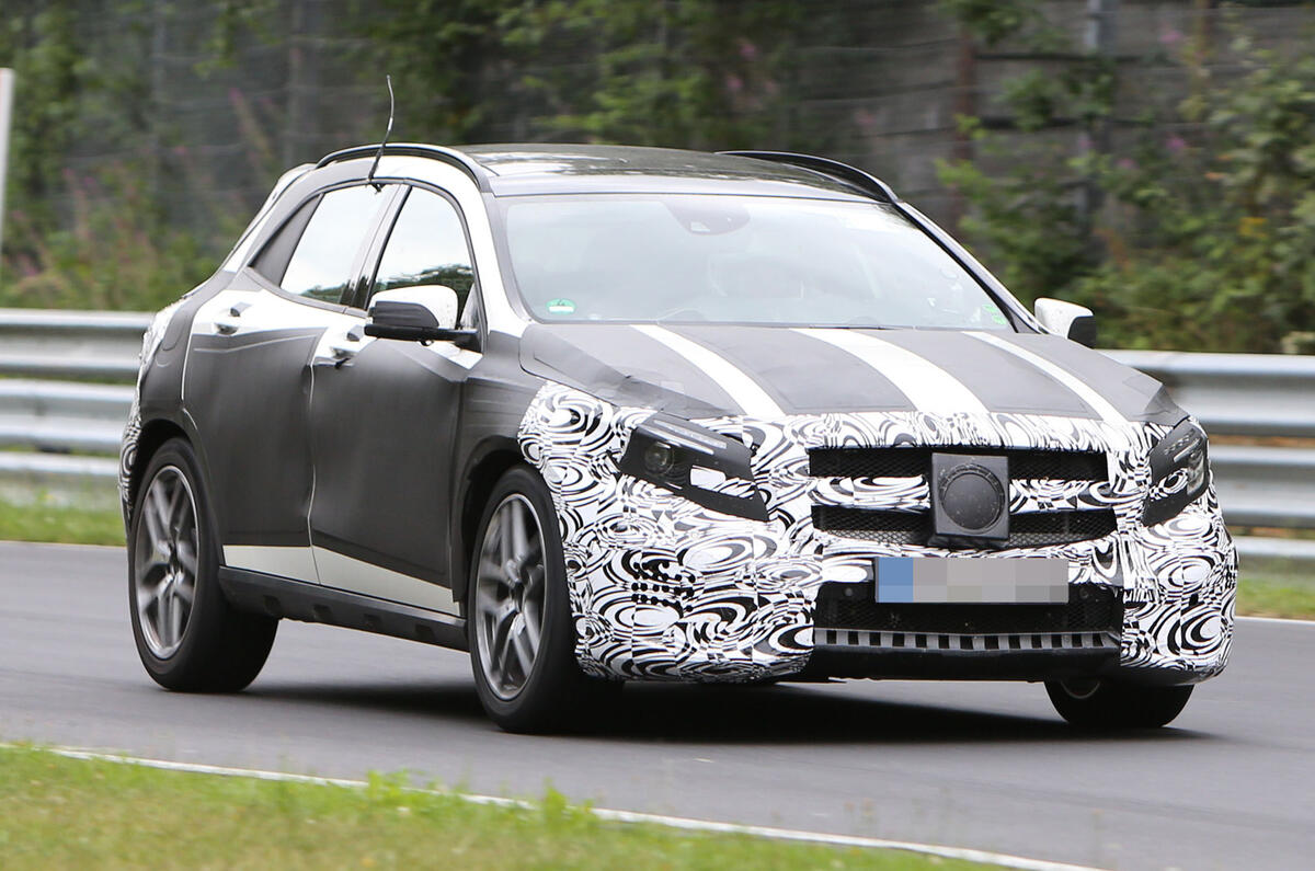 Mercedes GLA AMG Spotted - latest pics