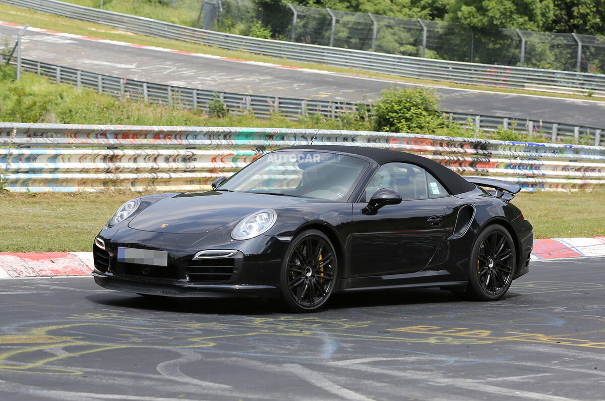 no title 2014 Porsche 911 Turbo S Cabriolet spotted undisguised