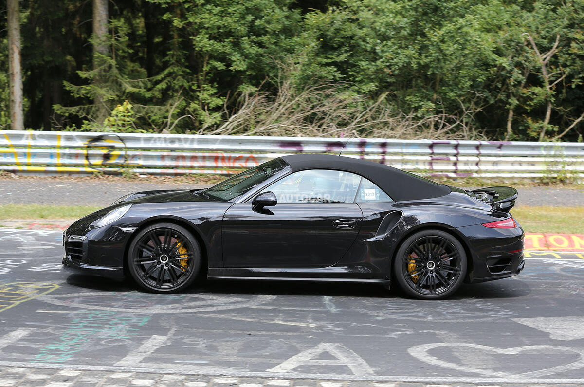 no title 2014 Porsche 911 Turbo S Cabriolet spotted undisguised