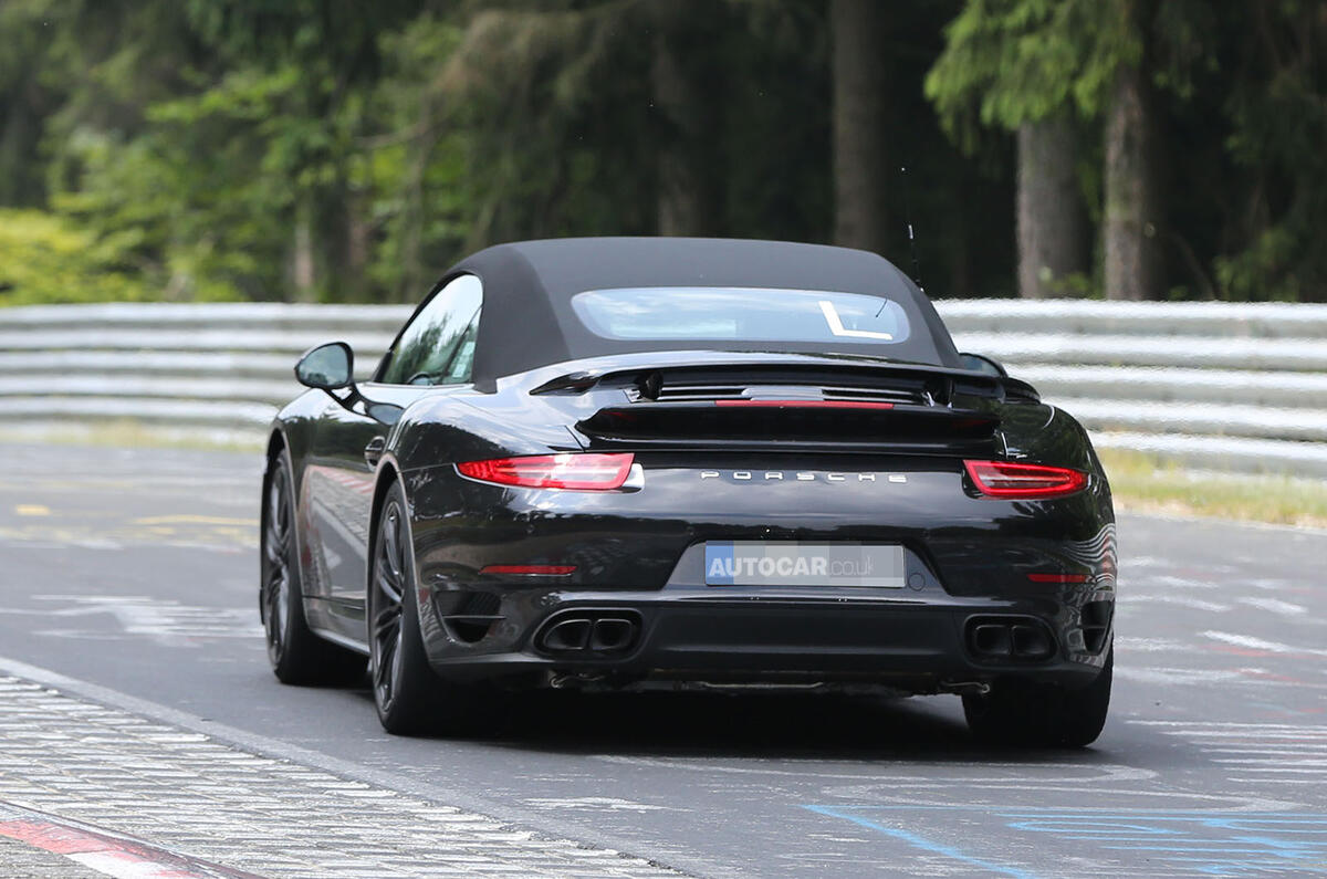no title 2014 Porsche 911 Turbo S Cabriolet spotted undisguised
