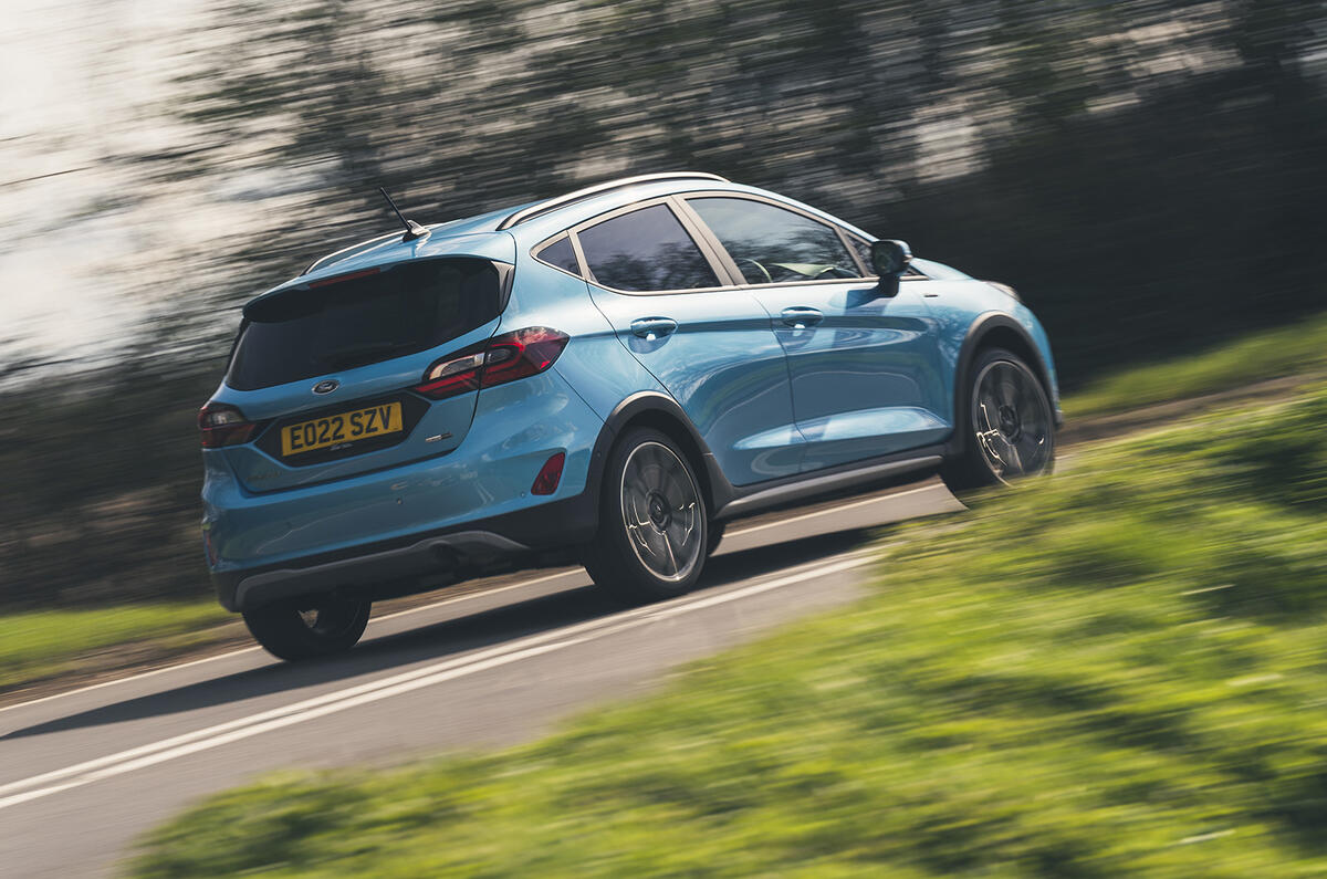 3 Ford Fiesta Active rear cornering 3 Ford Fiesta Active rear cornering