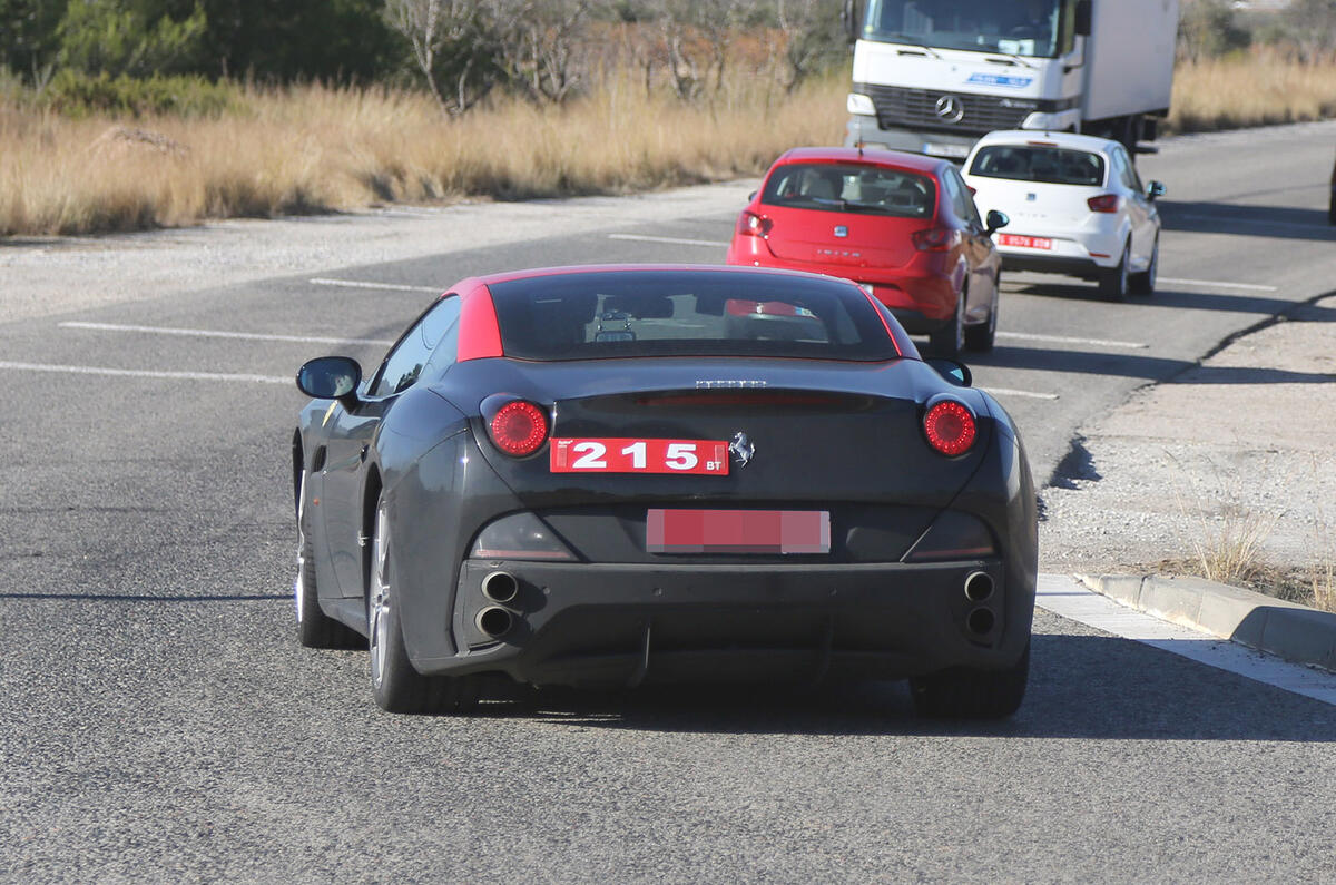 no title Ferrari California replacement spotted - new pictures