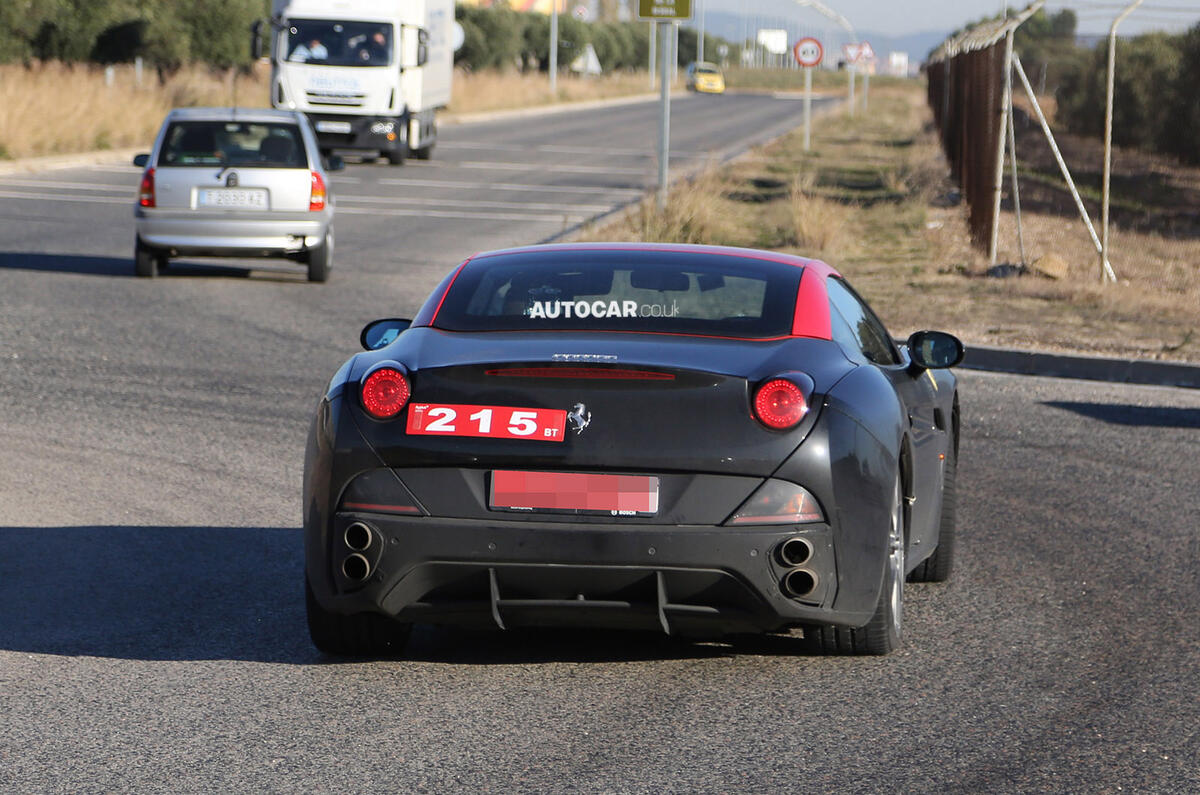no title Ferrari California replacement spotted - new pictures