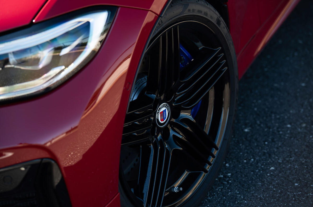 Alpina B3 2020 road test review - alloy wheels Alpina B3 2020 road test review - alloy wheels