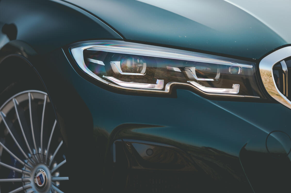 Alpina B3 Touring 2020 road test review - headlights Alpina B3 Touring 2020 road test review - headlights
