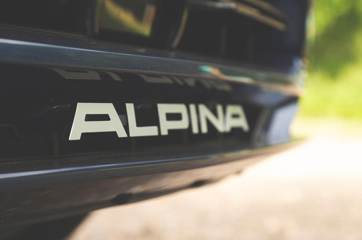 Alpina XD3 2019 UK road test review - front bumper