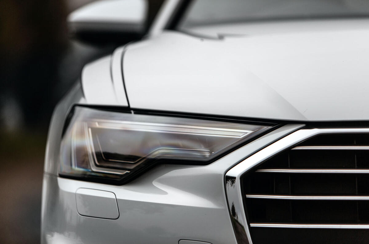 Audi A6 Avant 2018 road test review - headlights